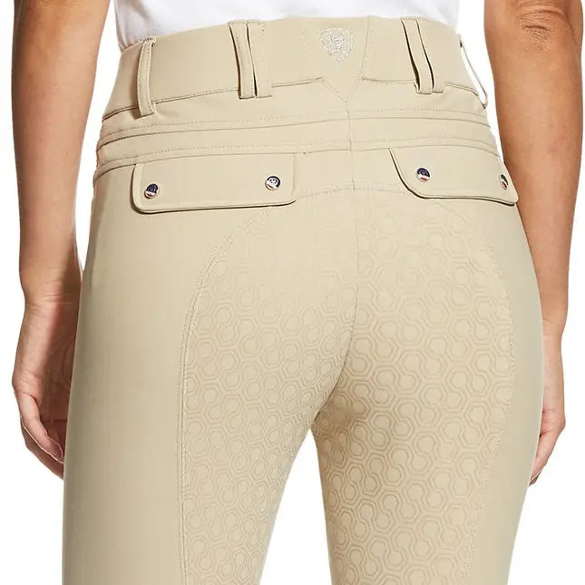 ARIAT Tri Factor Grip Full Seat Breeches – Womens - Tan Ariat