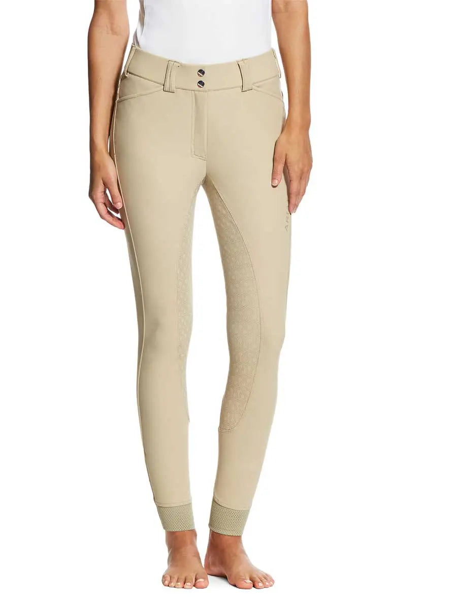 ARIAT Breeches - Womens Tri Factor Grip FS - Tan