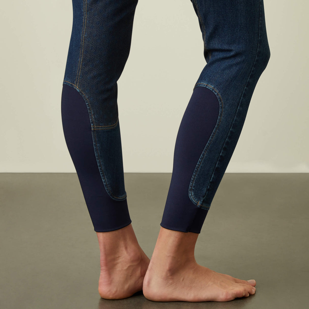 ARIAT Halo Denim Riding Breeches – Womens Full Seat - Marine Blue Ariat
