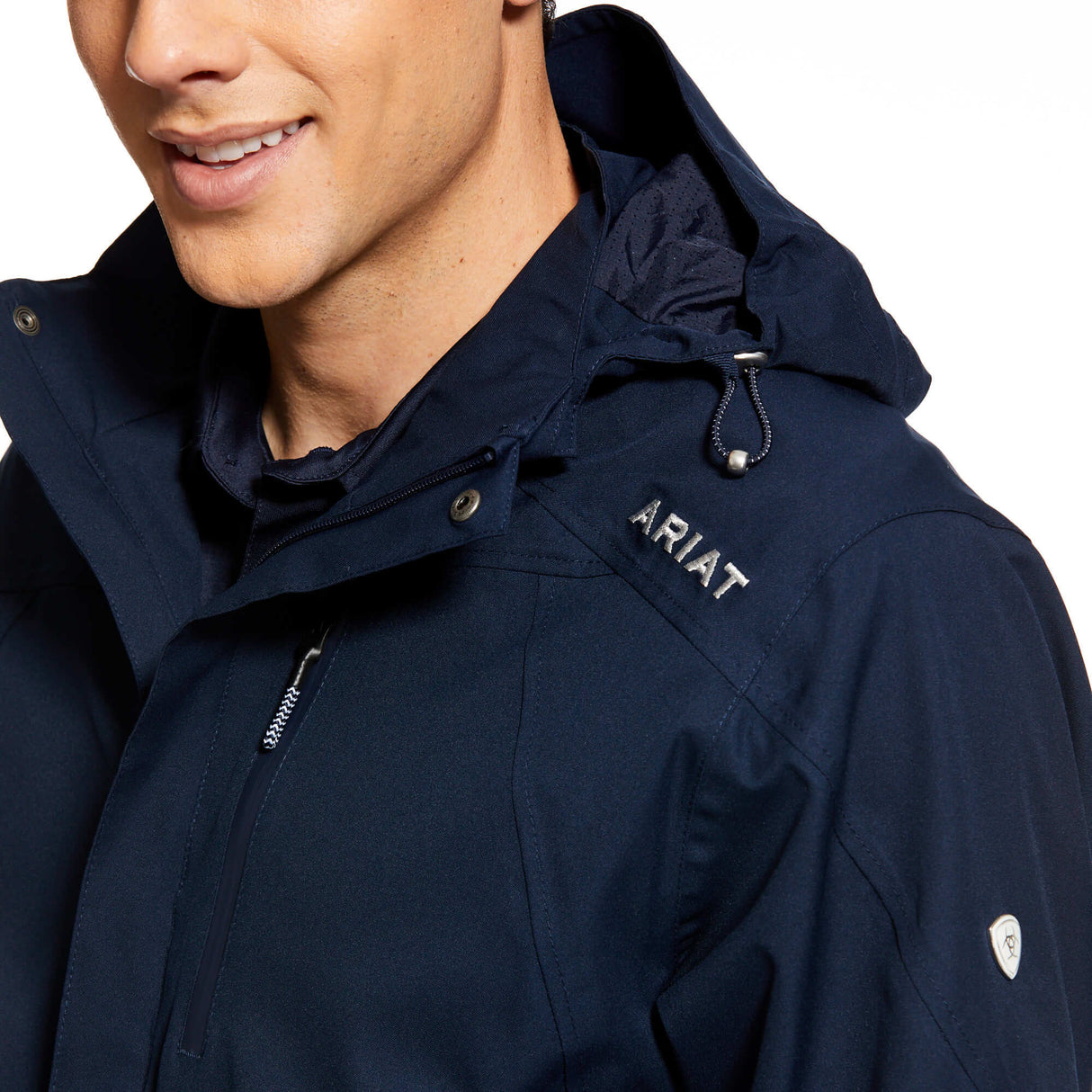 ARIAT Men's Coastal Waterproof Jacket - Navy Ariat