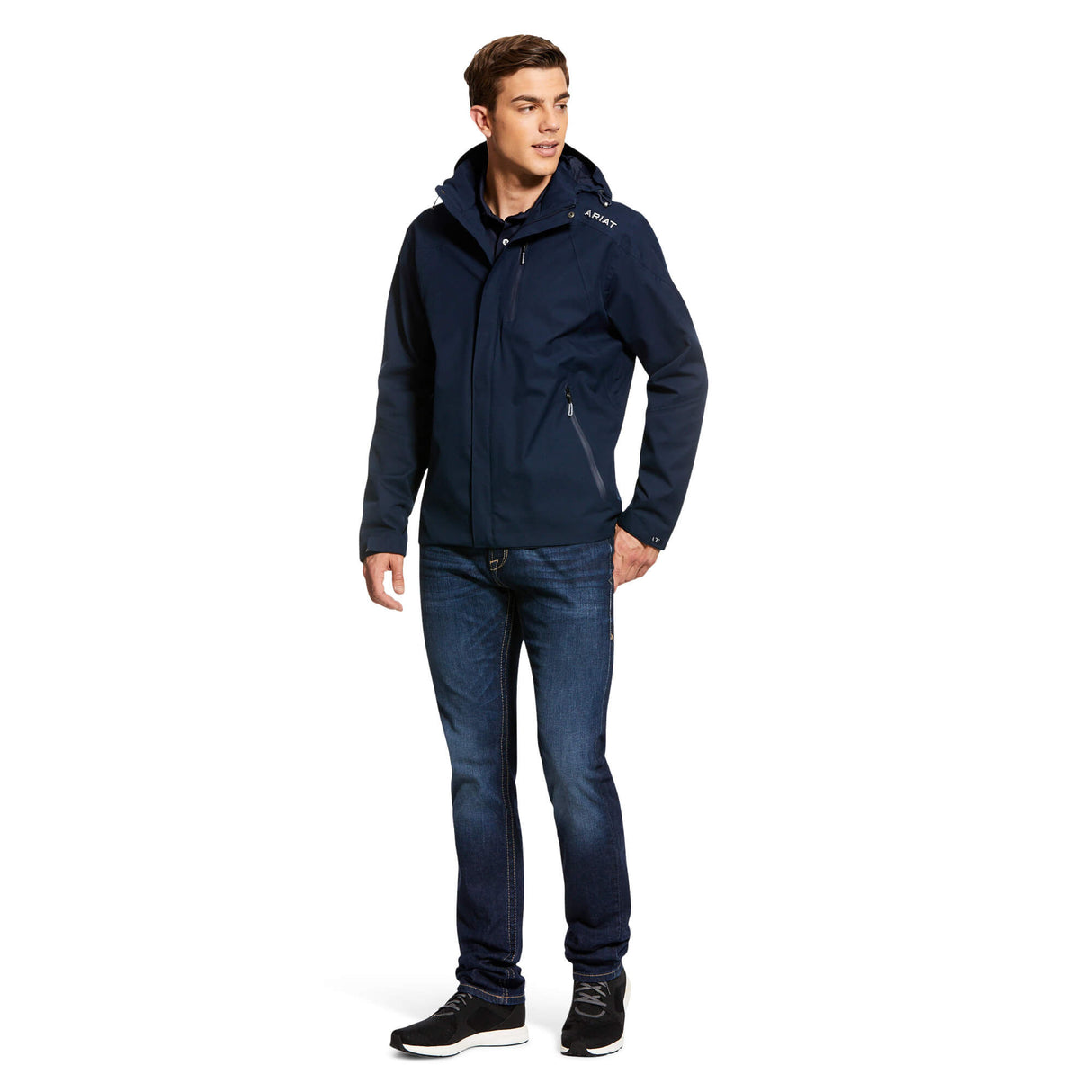 ARIAT Men's Coastal Waterproof Jacket - Navy Ariat