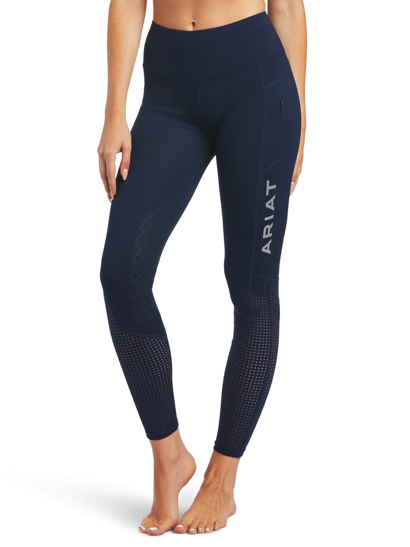 ARIAT Eos Knee Patch Riding Tights - Womens - Navy – A Farley
