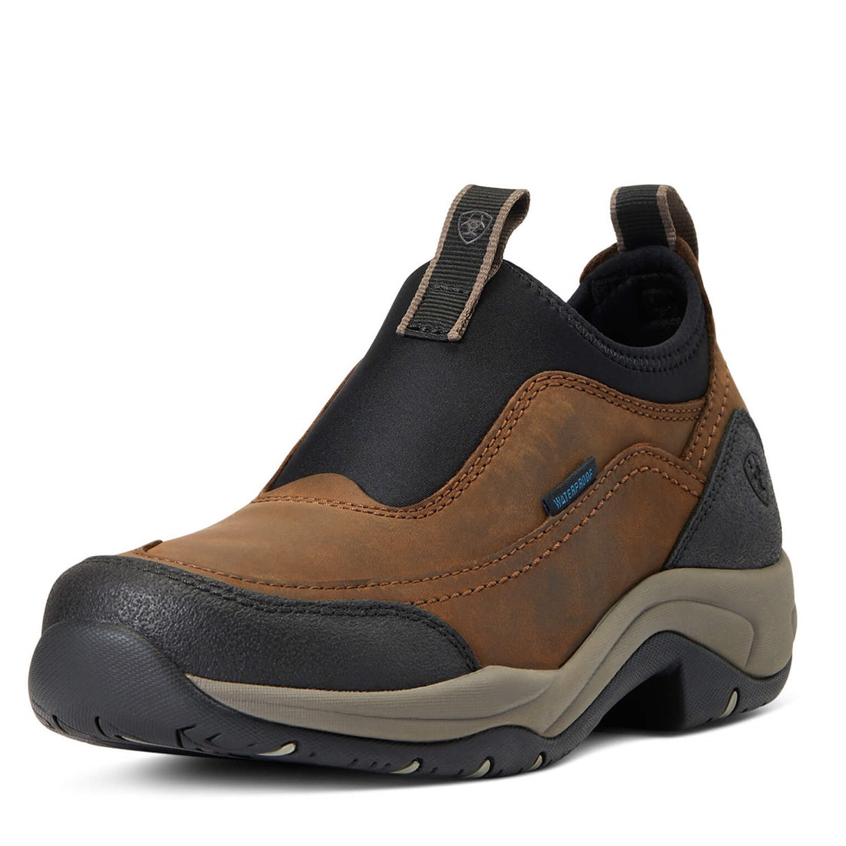 ARIAT Terrain Ease Waterproof Boots - Womens - Oily Distressed Brown Ariat