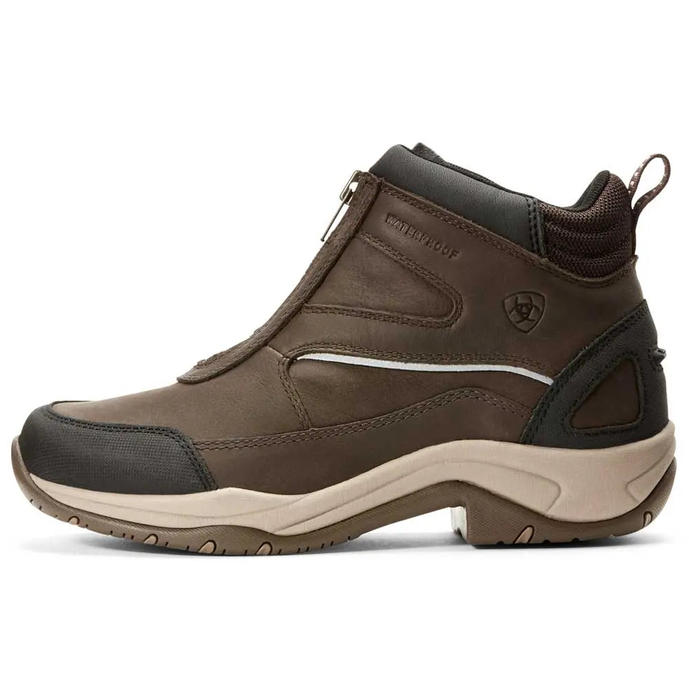 ARIAT Womens Telluride Zip Waterproof - Dark Brown