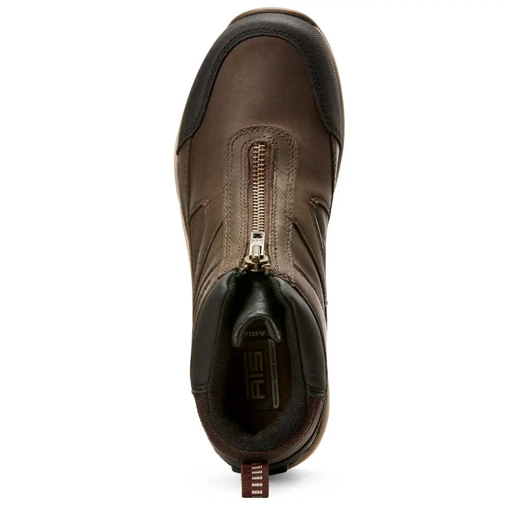 ARIAT Womens Telluride Zip Waterproof - Dark Brown