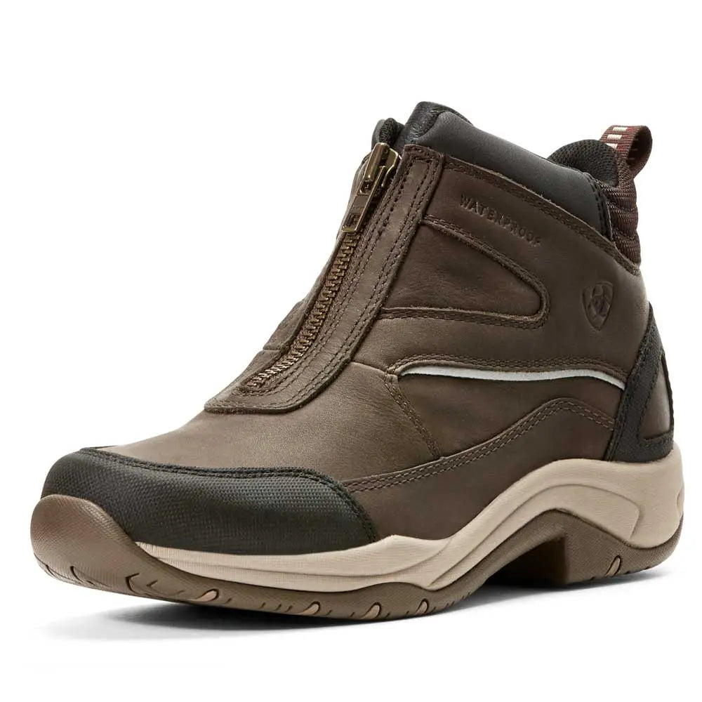 ARIAT Womens Telluride Zip Waterproof - Dark Brown