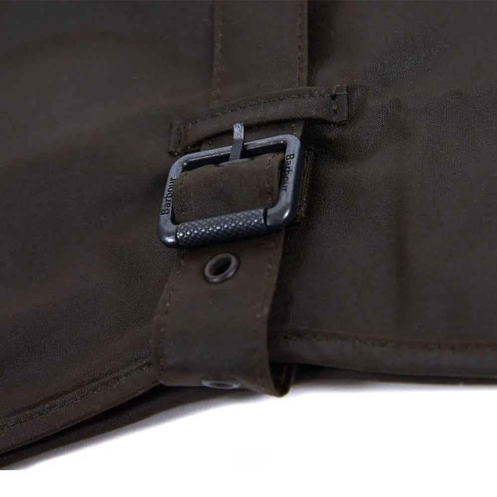 BARBOUR Matt Wax Dog Coat - Olive