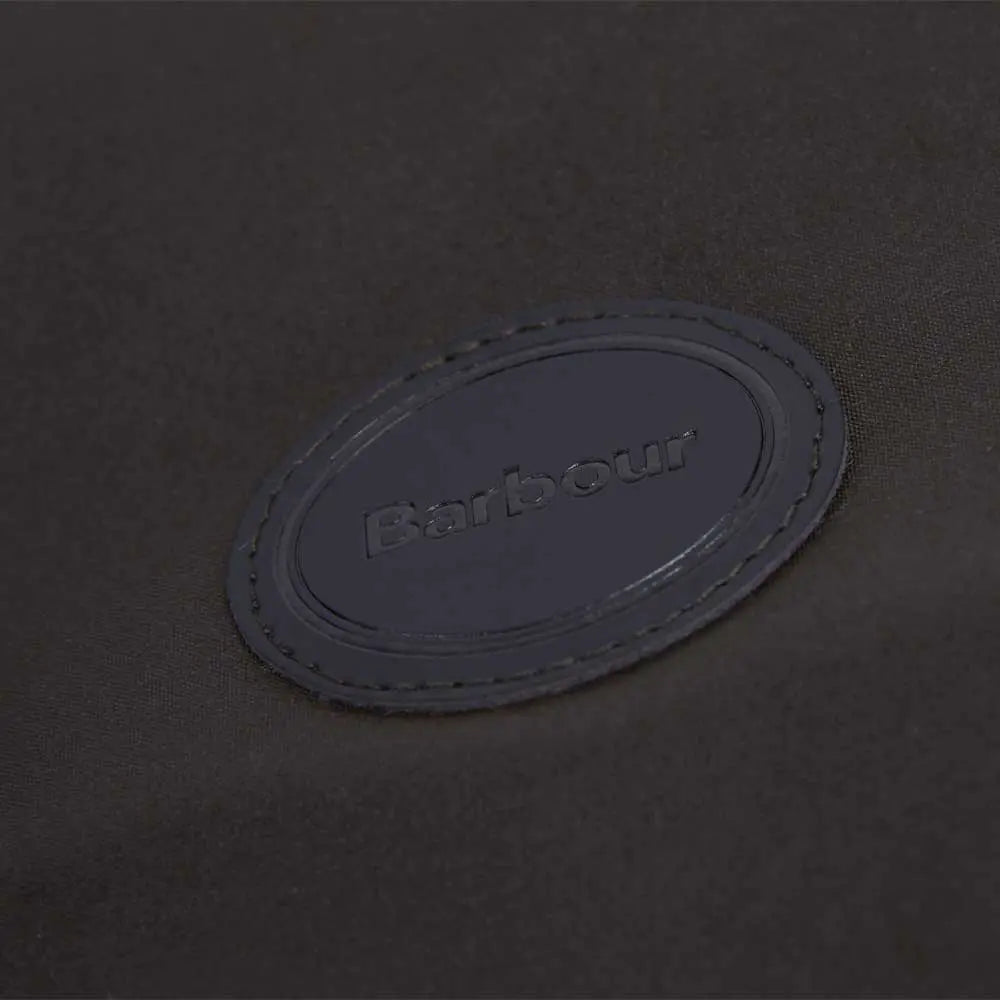 BARBOUR Matt Wax Dog Coat - Olive