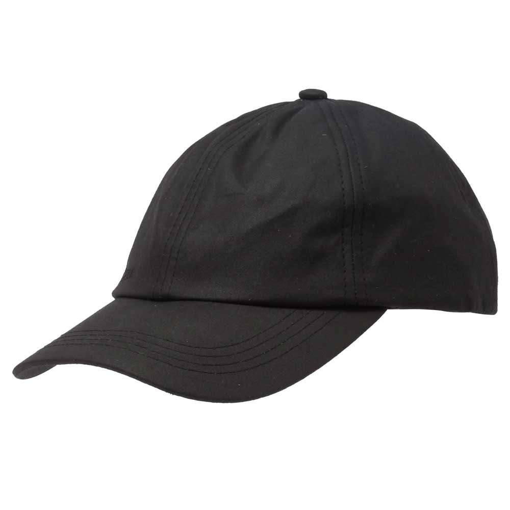 BARBOUR Cap - Waxed Sports - Black Barbour