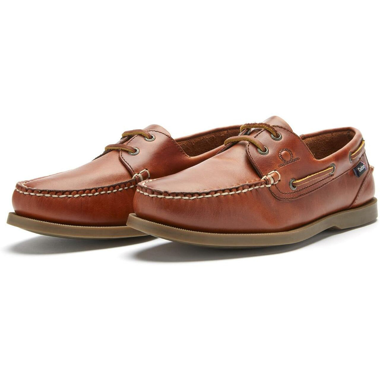 50% OFF CHATHAM Mens Deck II G2 Leather Boat Shoes - Chestnut Size: UK 10.5 / Euro 44.5 Chatham