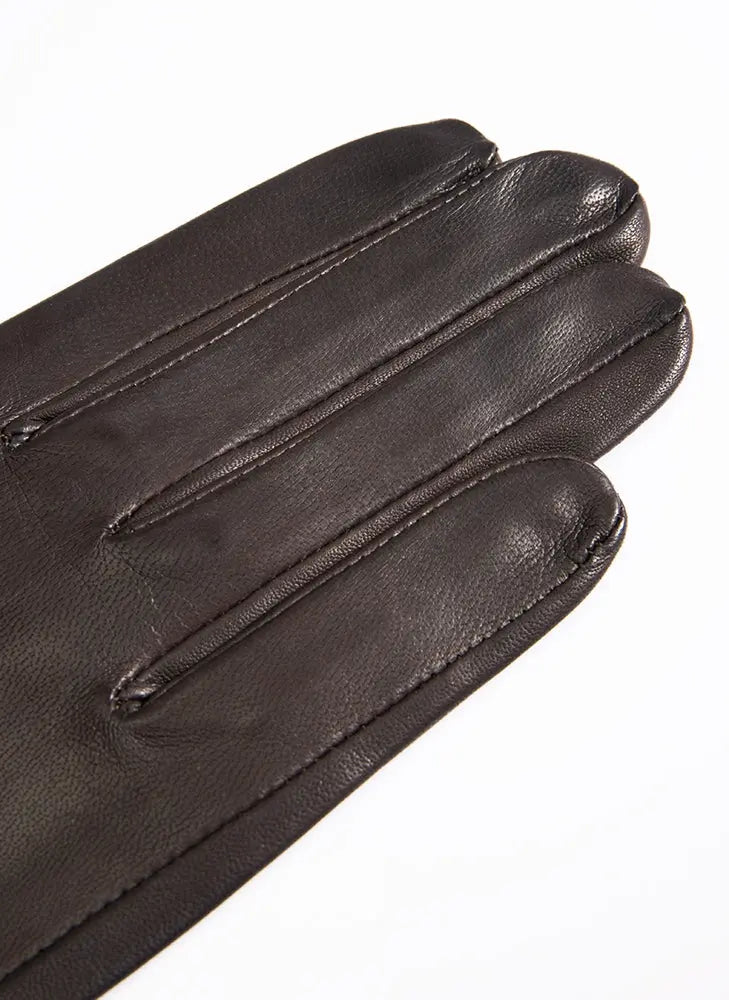 DENTS Joanna Three-Point Leather Gloves - Womens Unlined - Mocha Dents
