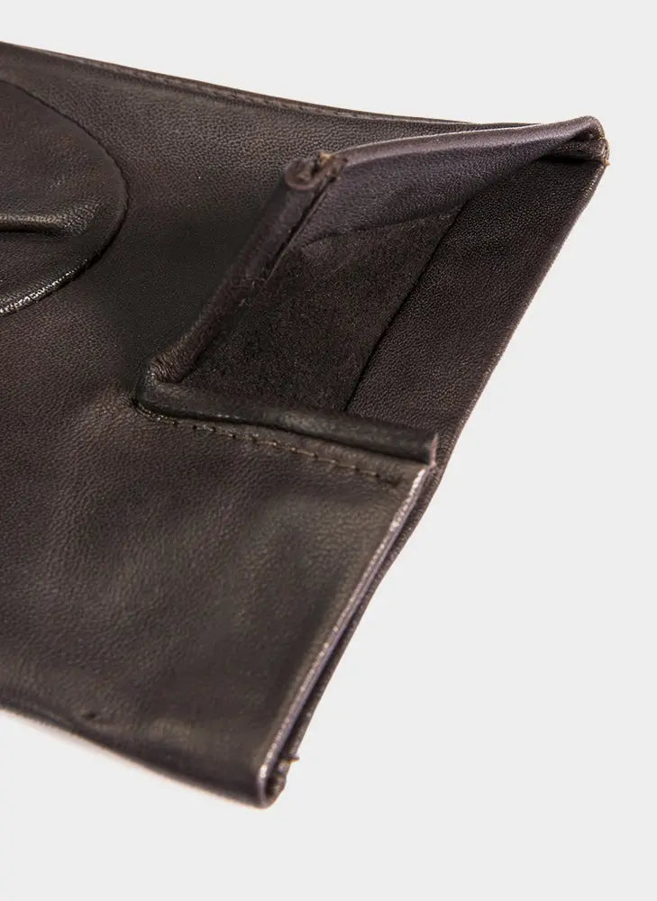 DENTS Joanna Three-Point Leather Gloves - Womens Unlined - Mocha Dents