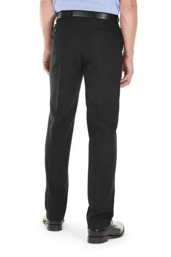 GURTEEN Trousers - Cologne Formal Stretch Flannels - Black Gurteen
