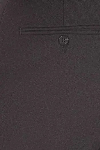 GURTEEN Trousers - Cologne Formal Stretch Flannels - Conker Brown Gurteen