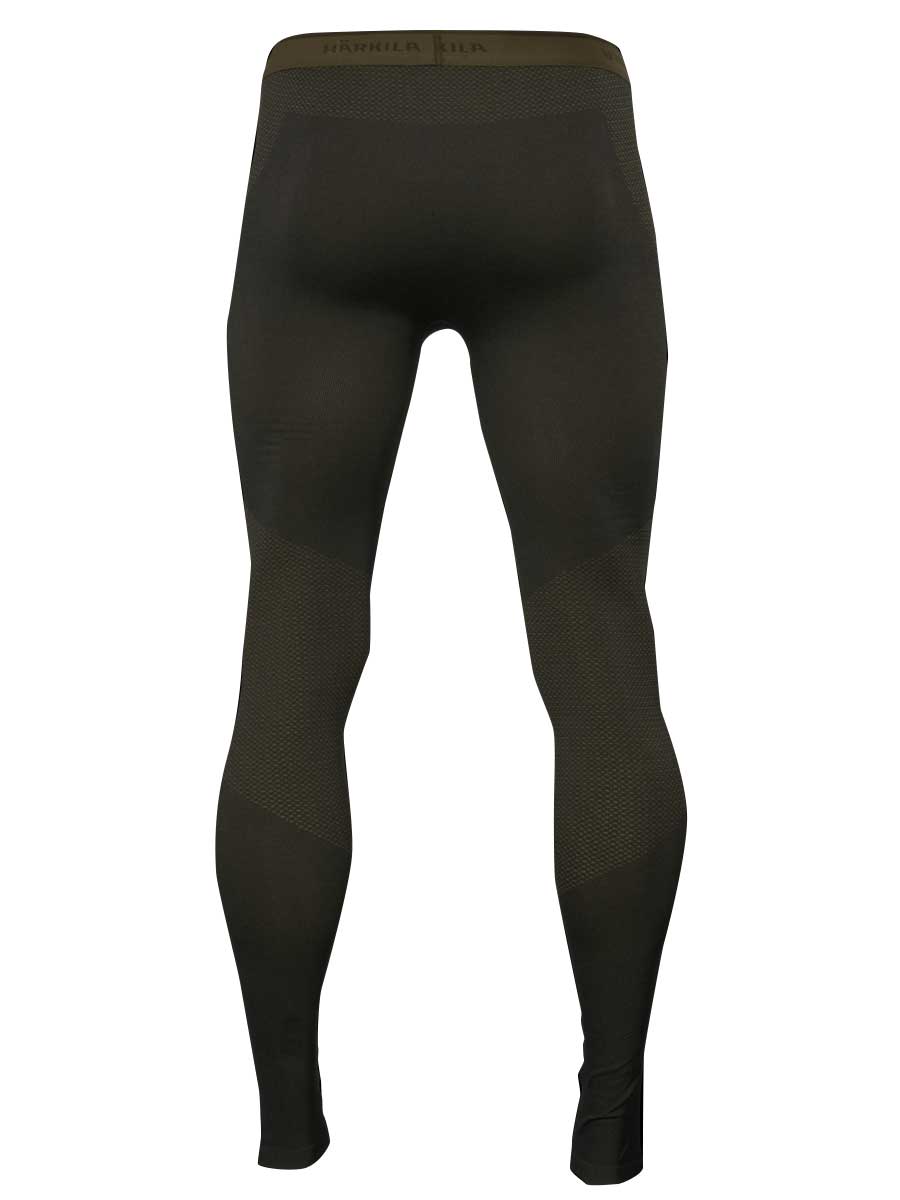 HARKILA Base Active Long Johns - Mens Base Layer - Dark Willow Green Harkila
