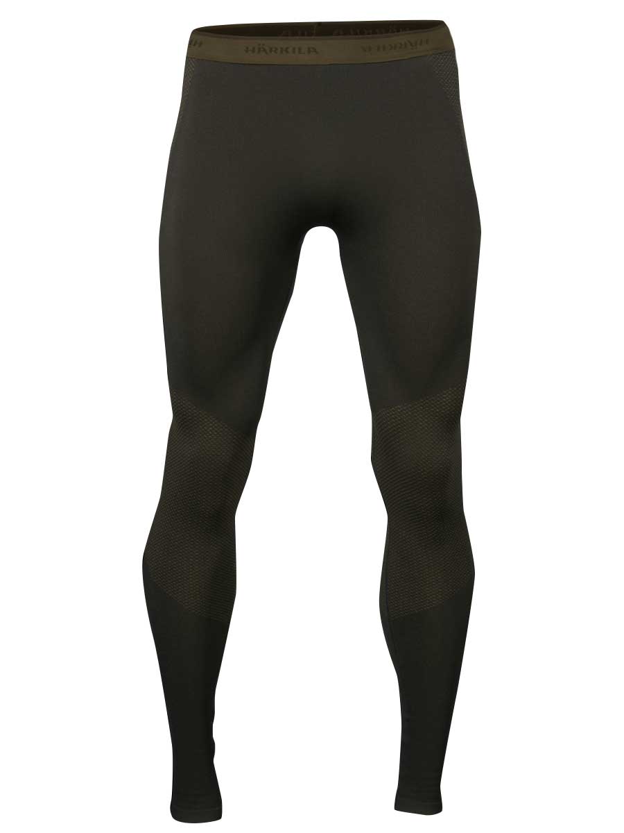 HARKILA Base Active Long Johns - Mens Base Layer - Dark Willow Green Harkila