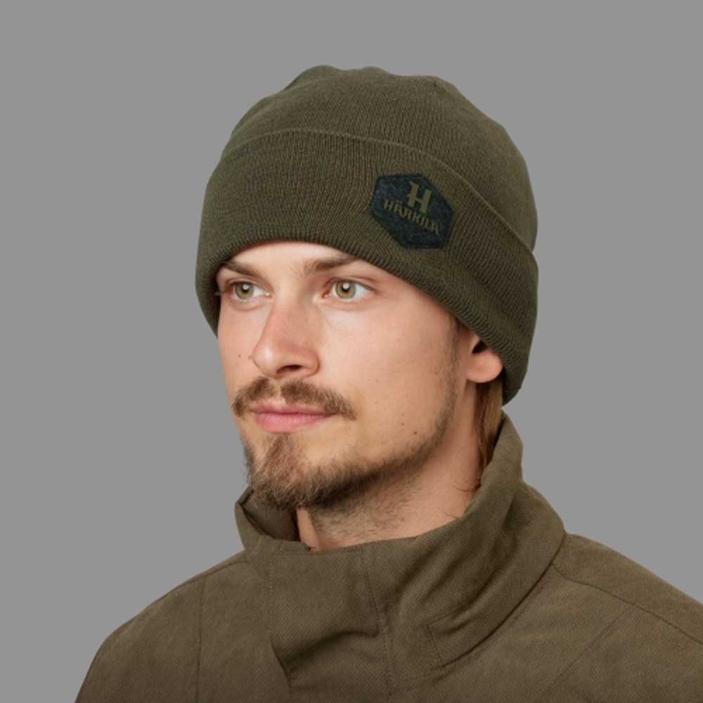 HARKILA Driven Hunt Reversible Beanie - Willow Green Harkila