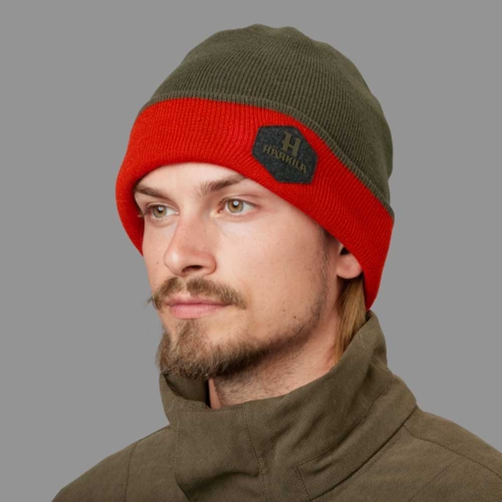 HARKILA Driven Hunt Reversible Beanie - Willow Green Harkila