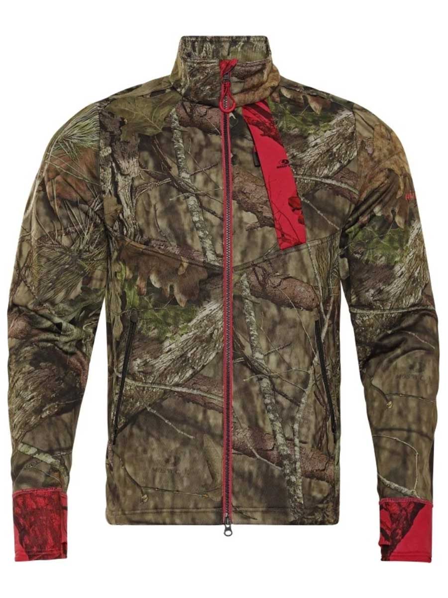 HARKILA Moose Hunter 2.0 Fleece Jacket - Mens - Mossy Oak Break-Up Country / Mossy Oak Red Harkila