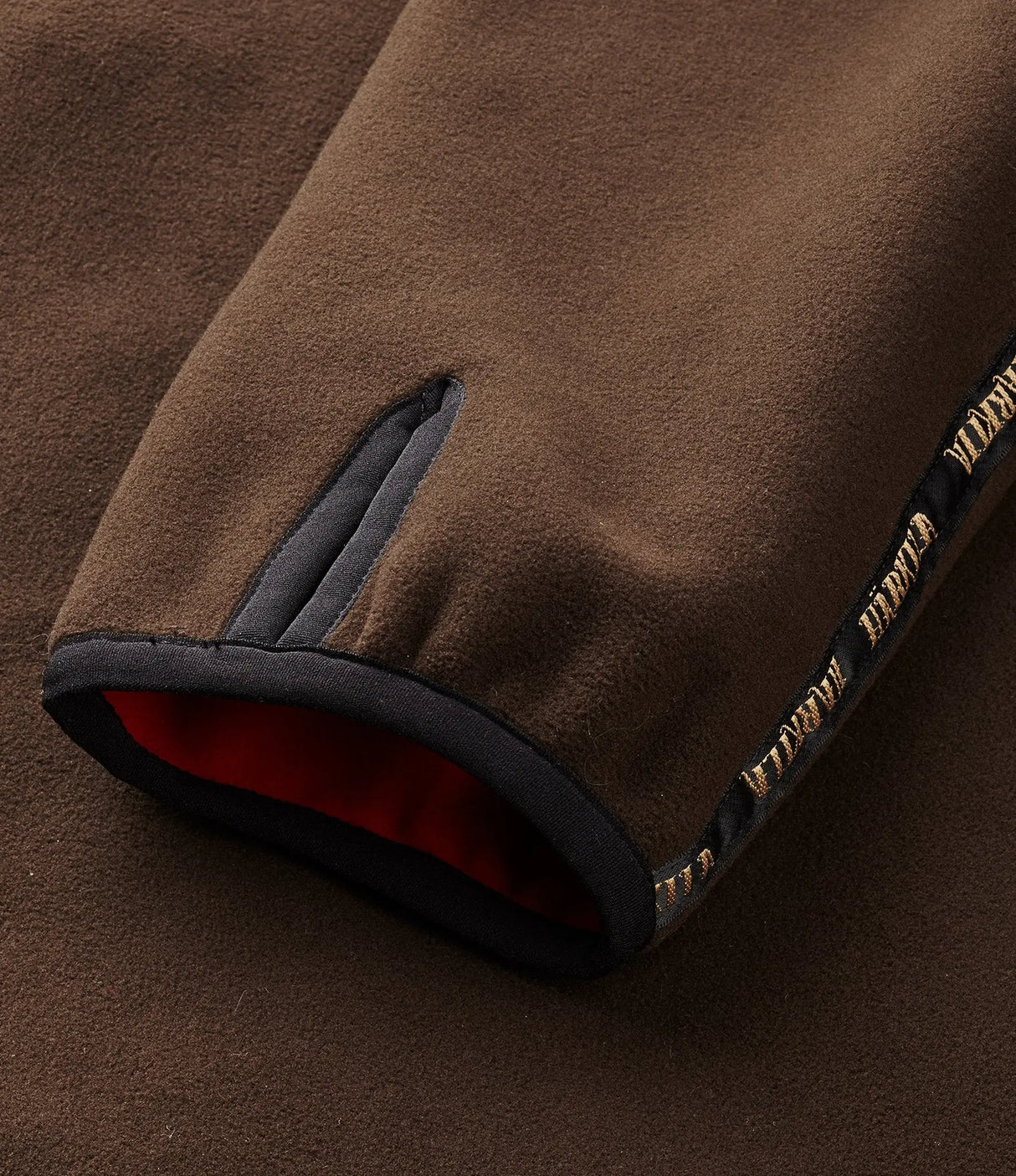 HARKILA Kamko Fleece - Mens Reversible Windstopper - Brown / Red Harkila