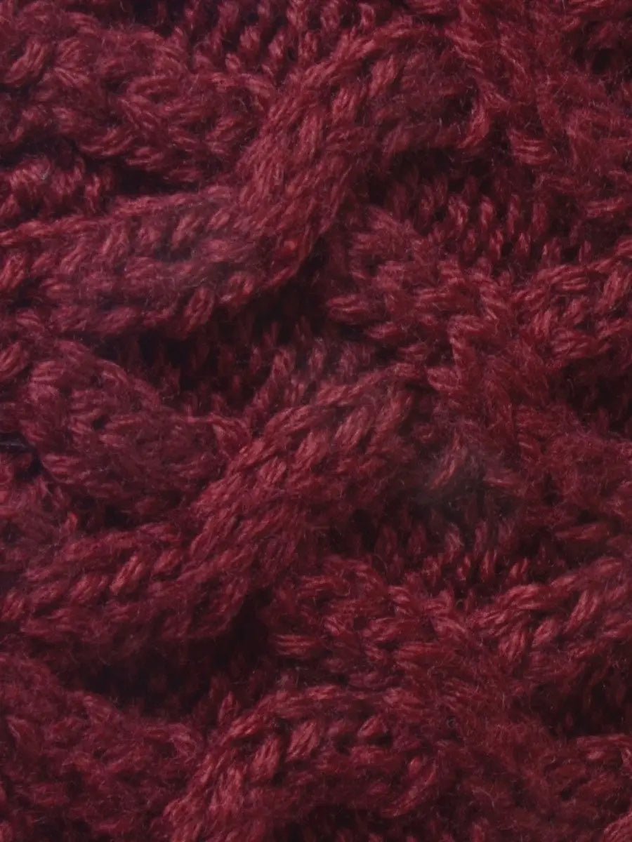 HOUSE OF CHEVIOT Rannoch Shooting Socks - Mens - Burgundy House Of Cheviot