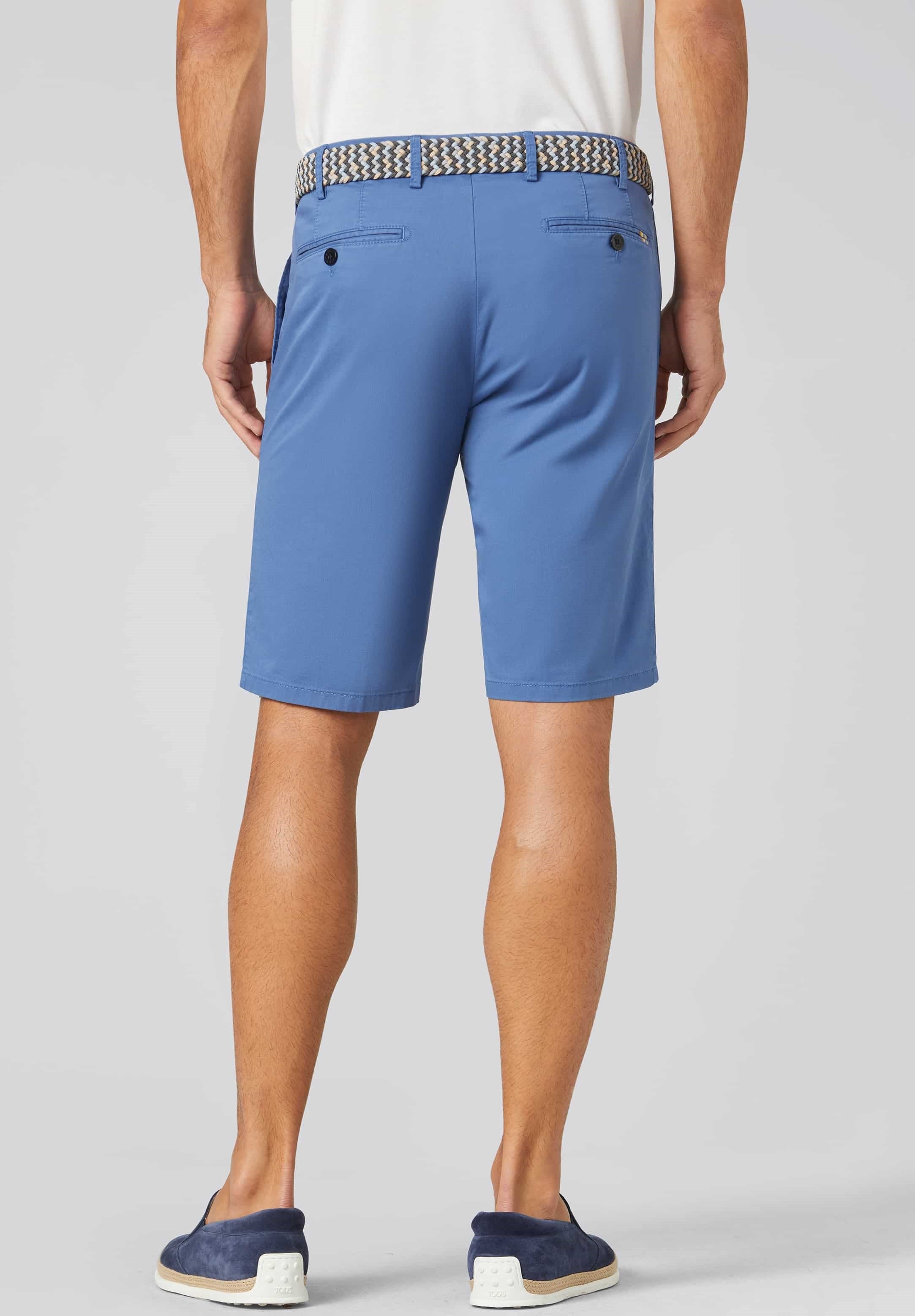 MEYER B-Palma Shorts - Men's Cotton Twill - Blue