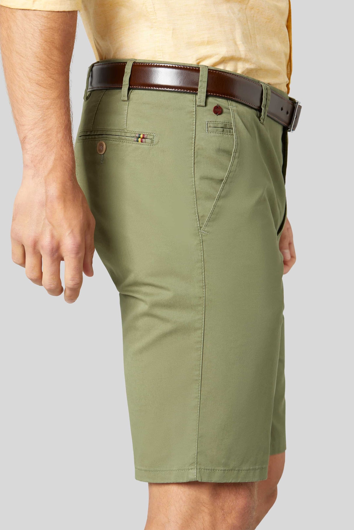 50% OFF - MEYER B-Palma Shorts - Men's Cotton Twill - Green - Size: 32" Waist Meyer