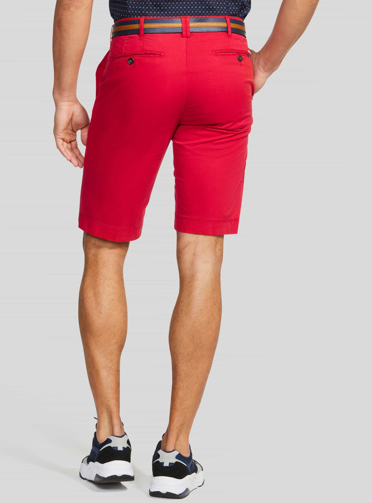 50% OFF - MEYER B-Palma Shorts - Men's Cotton Twill - Red - Size: 38" Waist Meyer