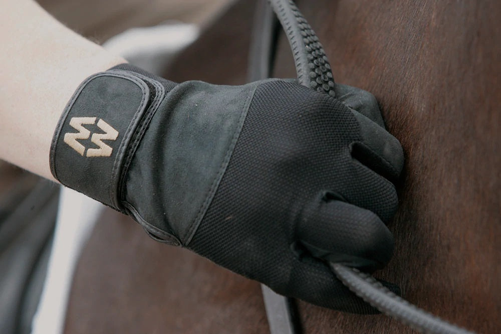 MacWet Micromesh Sports Gloves - Short Cuff - Black Macwet