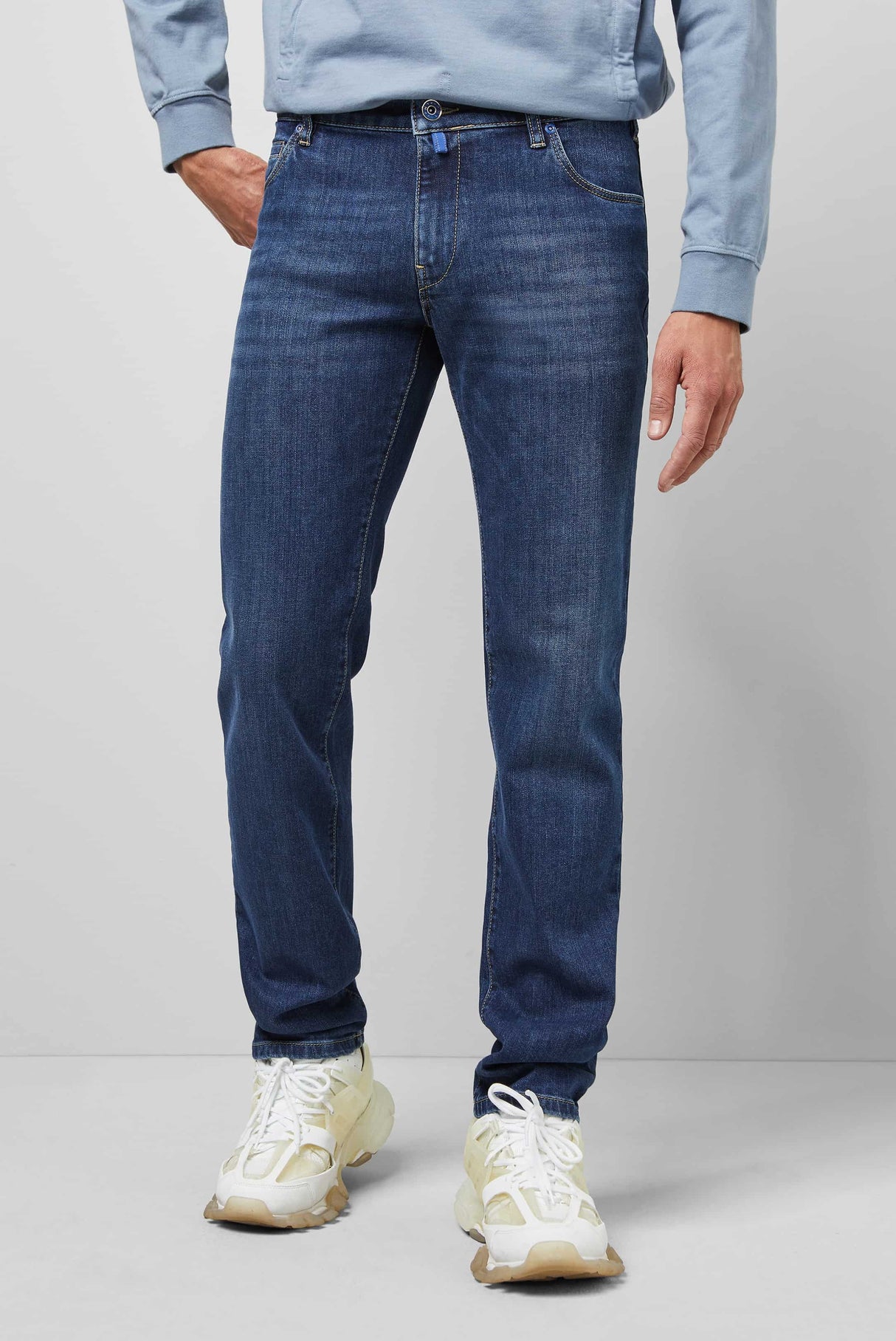 MEYER M5 Jeans - 6209 Regular Fit - Fairtrade Stretch Denim - Stone Blue Meyer