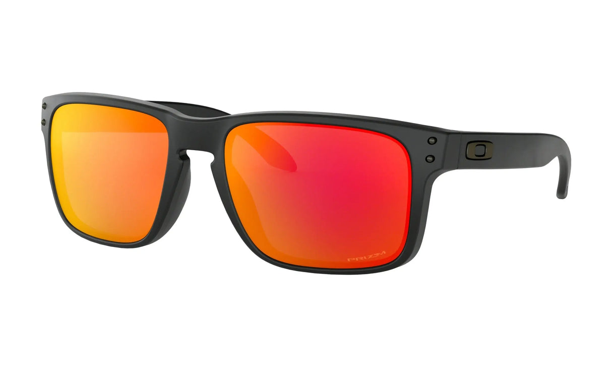 OAKLEY Holbrook Sunglasses - Matte Black - Prizm Ruby Lens