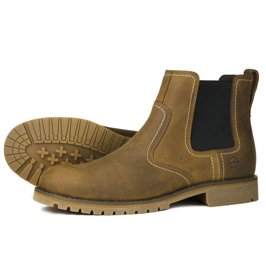 ORCA BAY Mens Exmoor Chelsea Boots - Sand Orca Bay