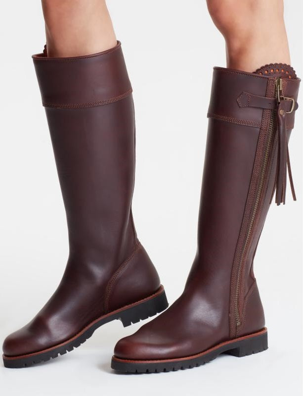 PENELOPE CHILVERS Standard Tassel Boots - Leather - Conker Penelope Chilvers