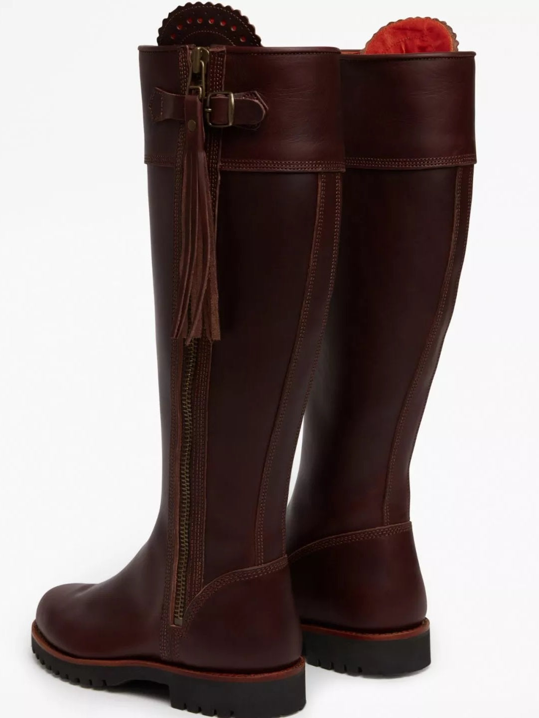 PENELOPE CHILVERS Long Tassel Boots - Leather - Conker Penelope Chilvers