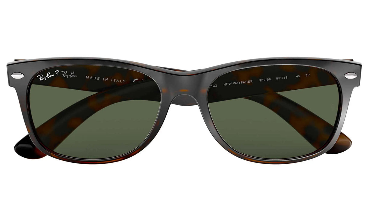 RAY-BAN Wayfarer Classic - Tortoise - Green - Polarised