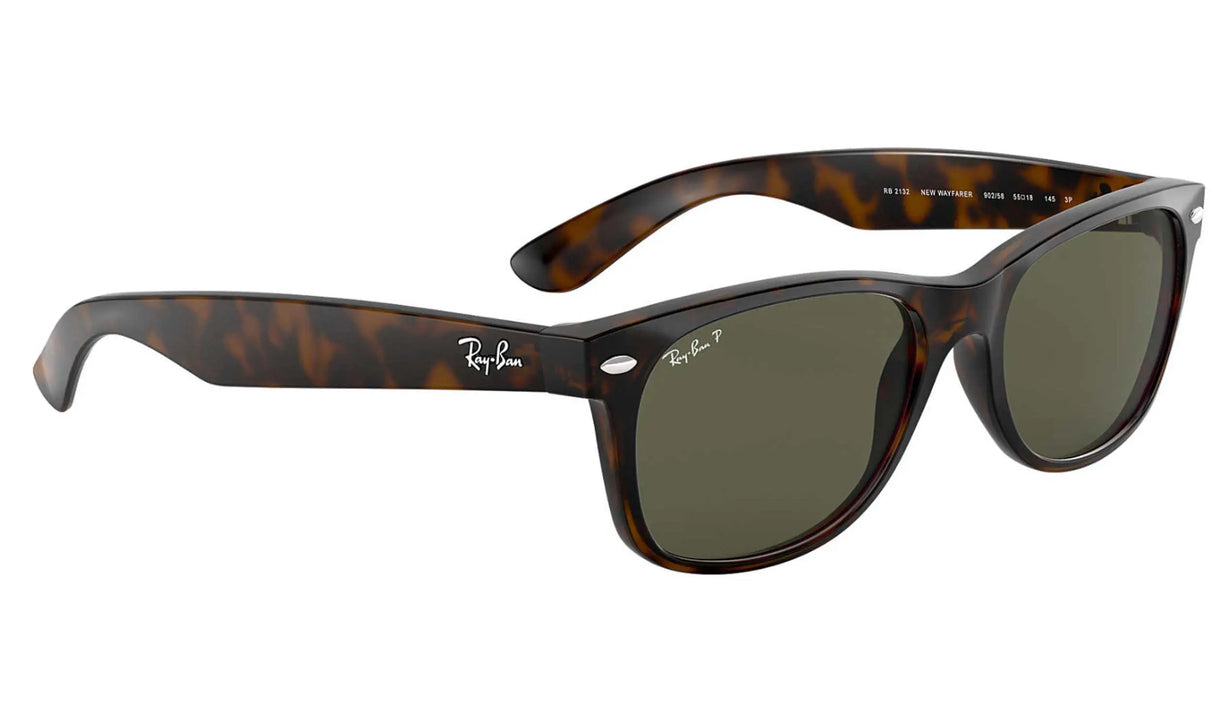 RAY-BAN Wayfarer Classic - Tortoise - Green - Polarised