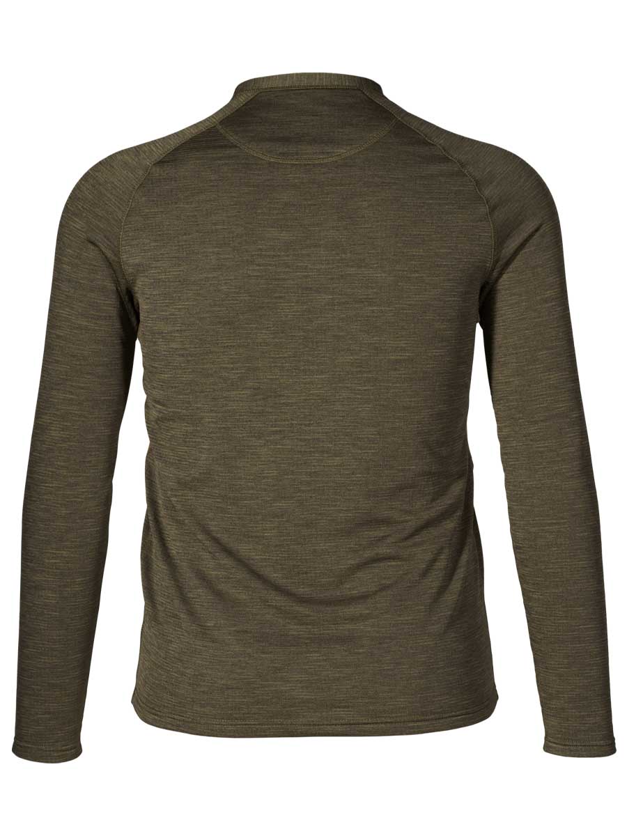 SEELAND T-Shirts - Mens Active Long Sleeve - Pine Green Seeland