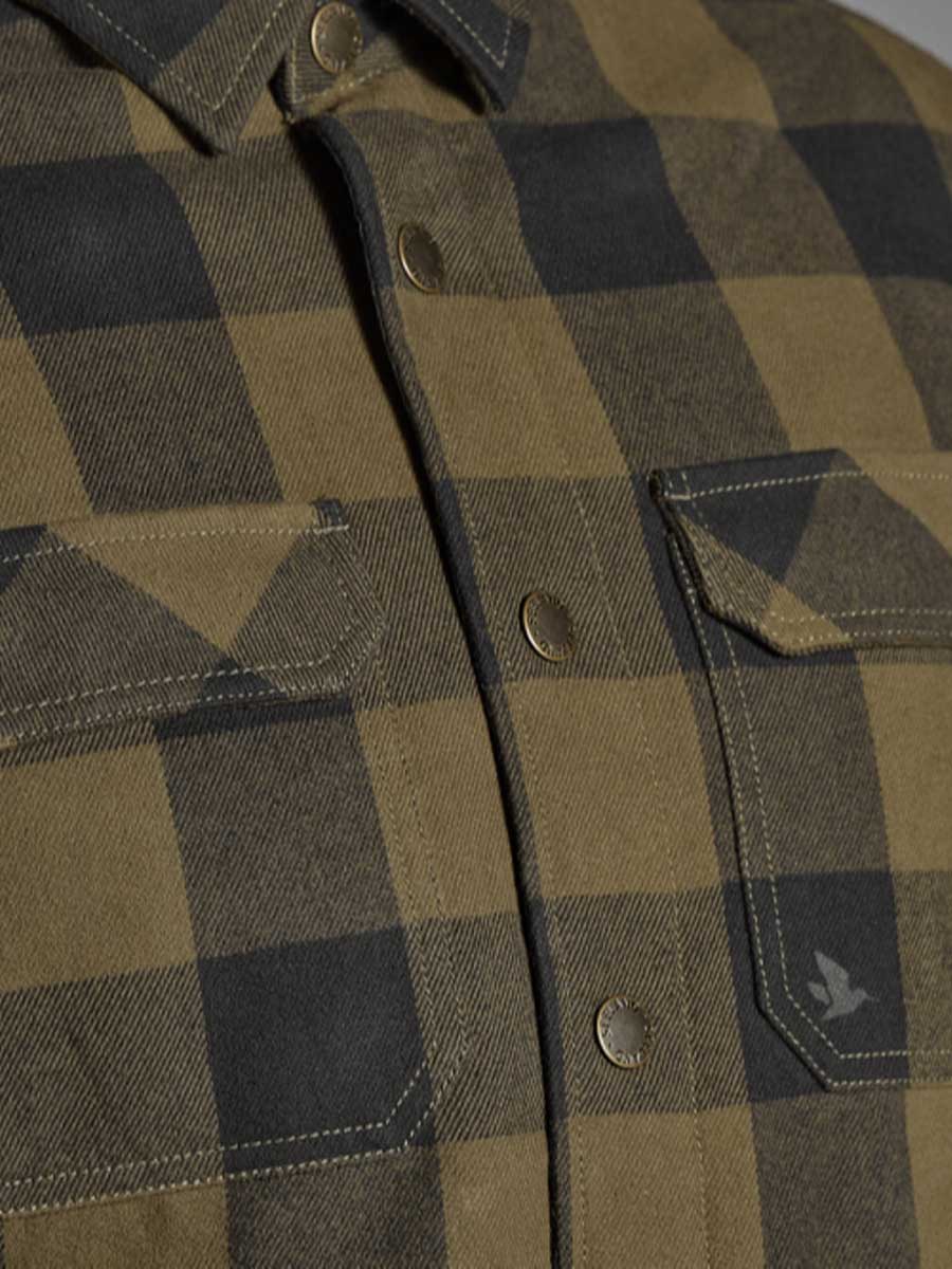 SEELAND Canada Shirt - Mens - Green Check Seeland