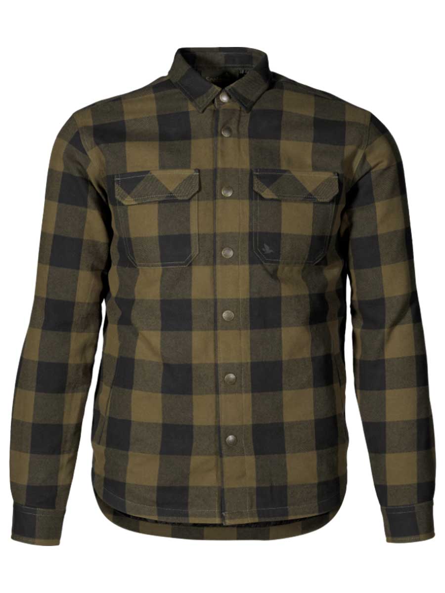 SEELAND Canada Shirt - Mens - Green Check Seeland