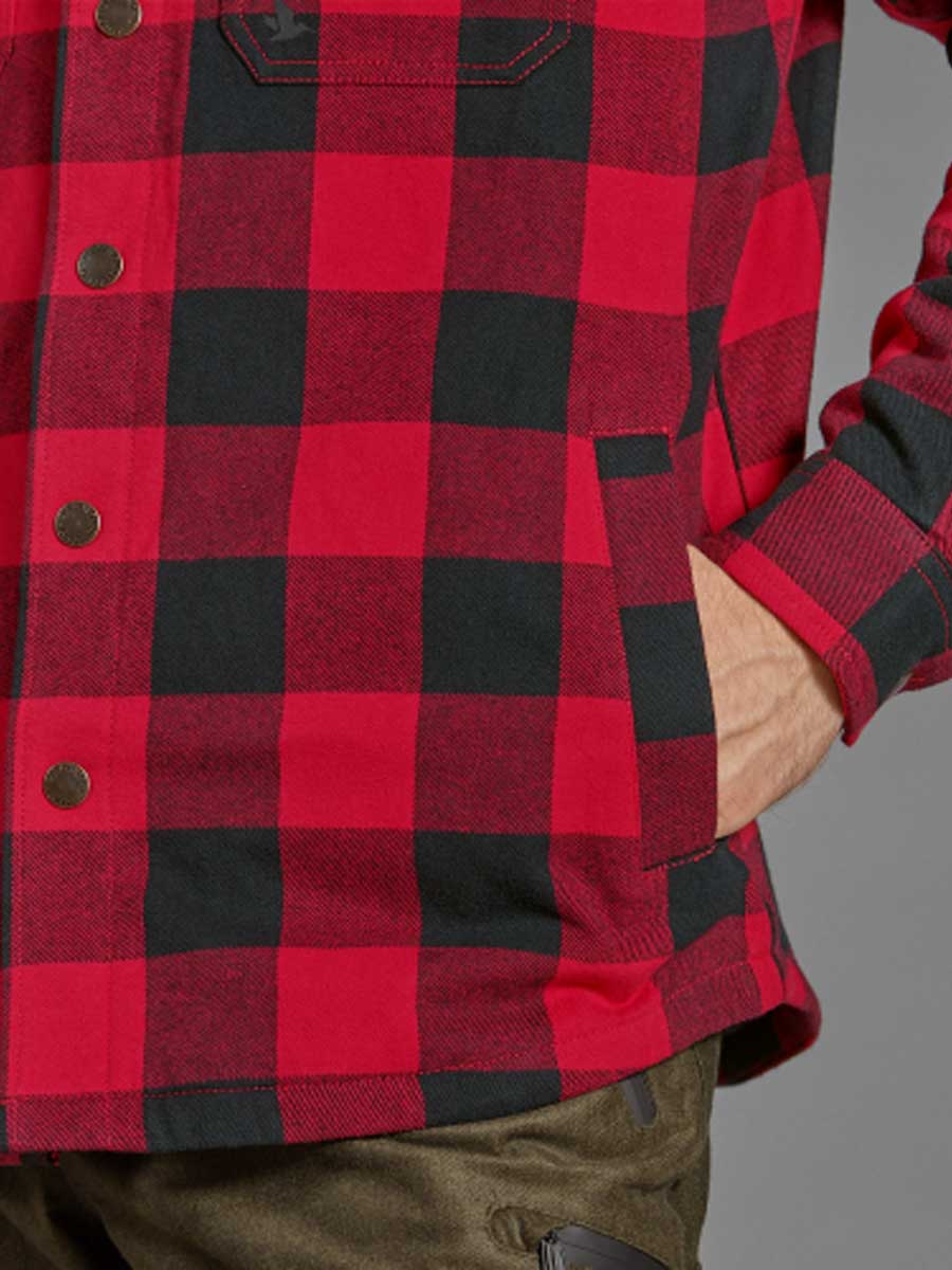 SEELAND Canada Shirt - Mens - Red Check Seeland