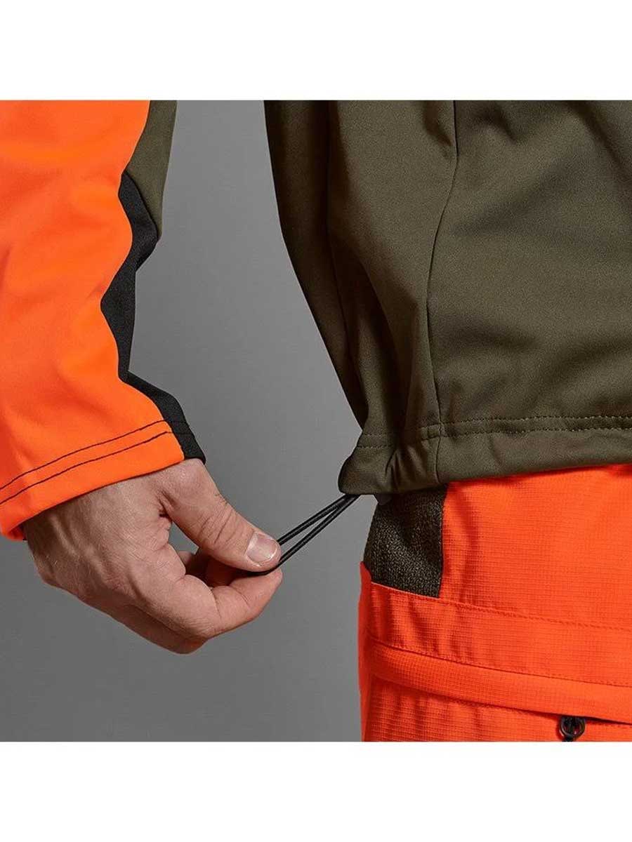 SEELAND Force Advanced Softshell Jacket - Mens - Hi-Vis Orange Seeland