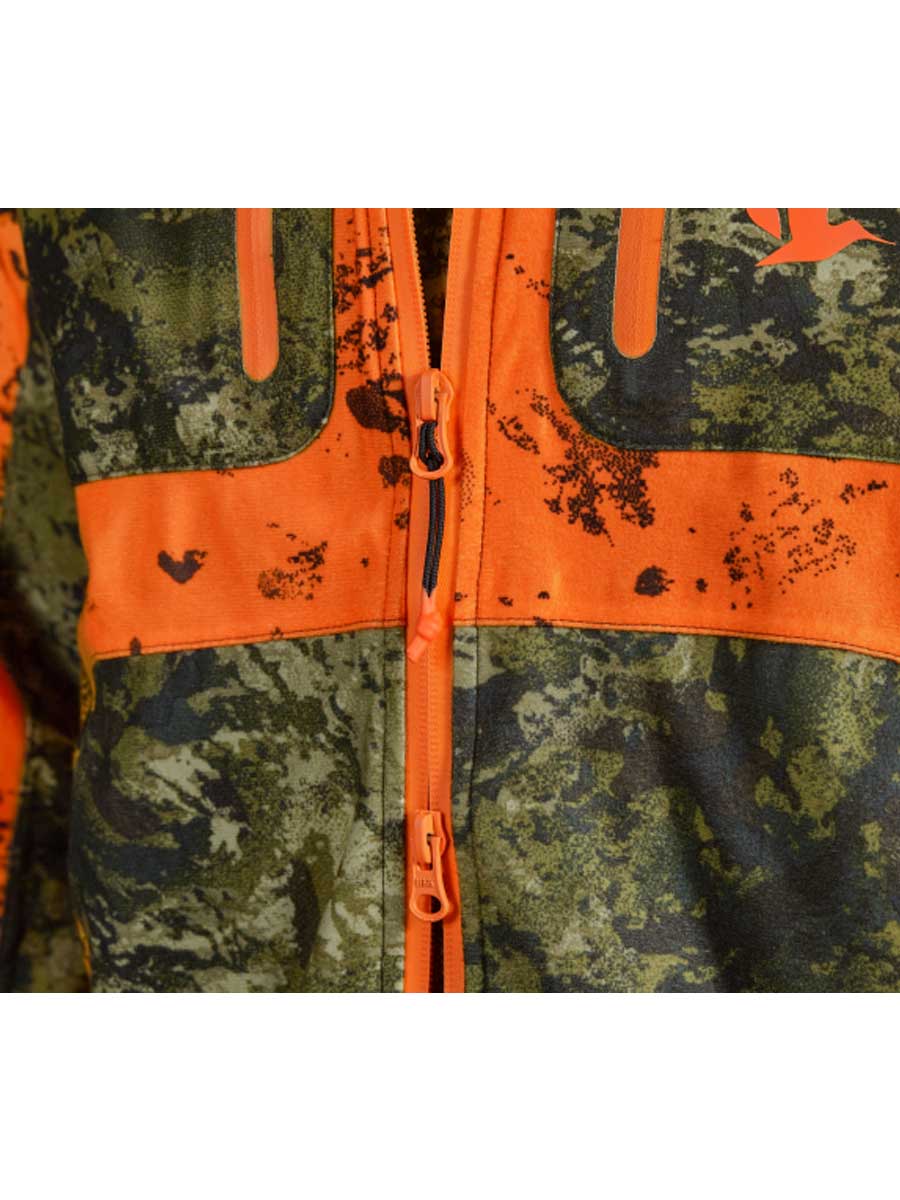 SEELAND Vantage Jacket – Mens - InVis Green / InVis Orange Blaze Seeland