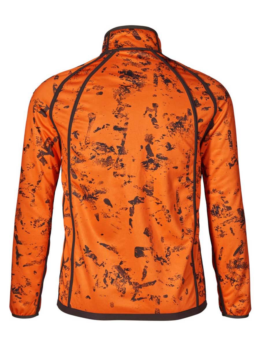SEELAND Vantage Reversible Fleece - Mens - Pine Green / InVis Orange Blaze Seeland
