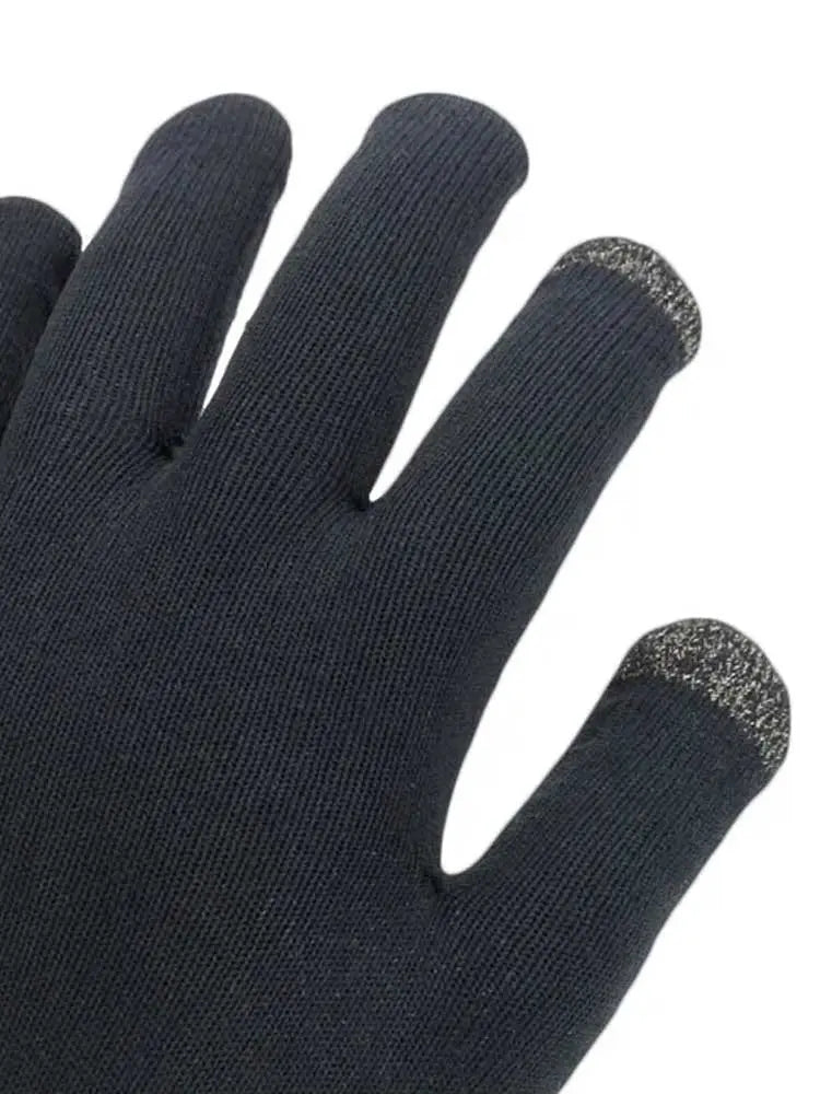SEALSKINZ Gloves - Waterproof All Weather Ultra Grip Knitted Glove - Black