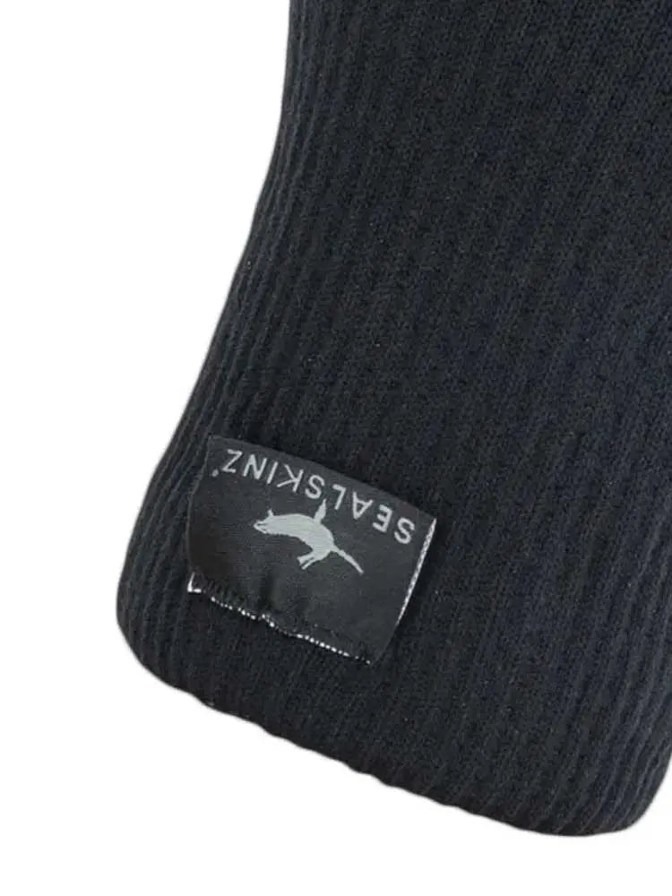 SEALSKINZ Anmer Gloves - Waterproof All Weather Ultra Grip Knitted Glove - Black Sealskinz