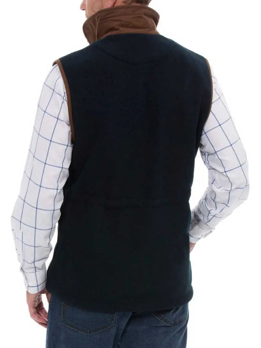 ALAN PAINE Gilet - Mens Aylsham Fleece - Dark Navy