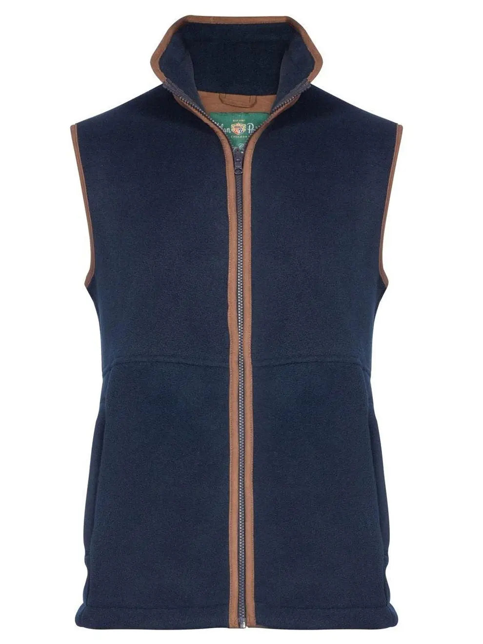 ALAN PAINE Aylsham Mens Fleece Gilet - Dark Navy Alan Paine