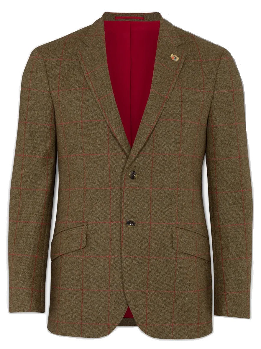 ALAN PAINE Combrook Mens Tweed Sports Blazer - Sage Alan Paine