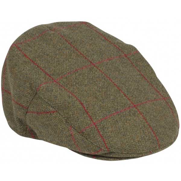 Alan Paine - Compton Cap - Sage Green Tweed