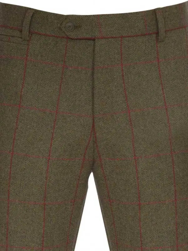 ALAN PAINE Combrook Mens Tweed Trousers - Sage Alan Paine